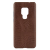 PU Leather Phone Case Cover For Huawei Mate 20X Alligator Coated Brown