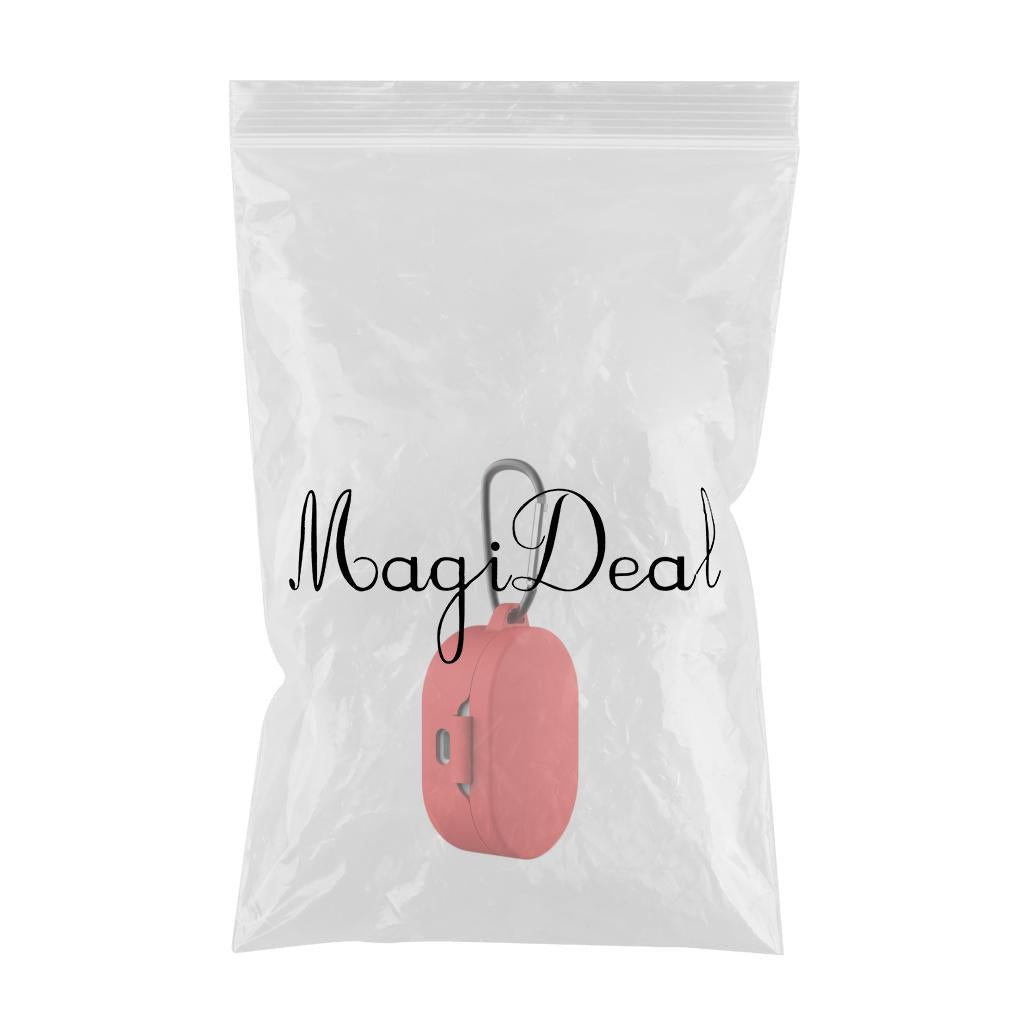 Silicone Protective Case Cover For Xiaomi MI Redmi AirDots Earphone Red