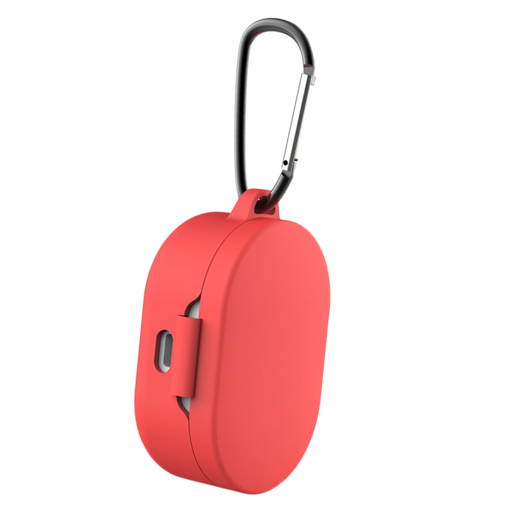 Silicone Protective Case Cover For Xiaomi MI Redmi AirDots Earphone Red