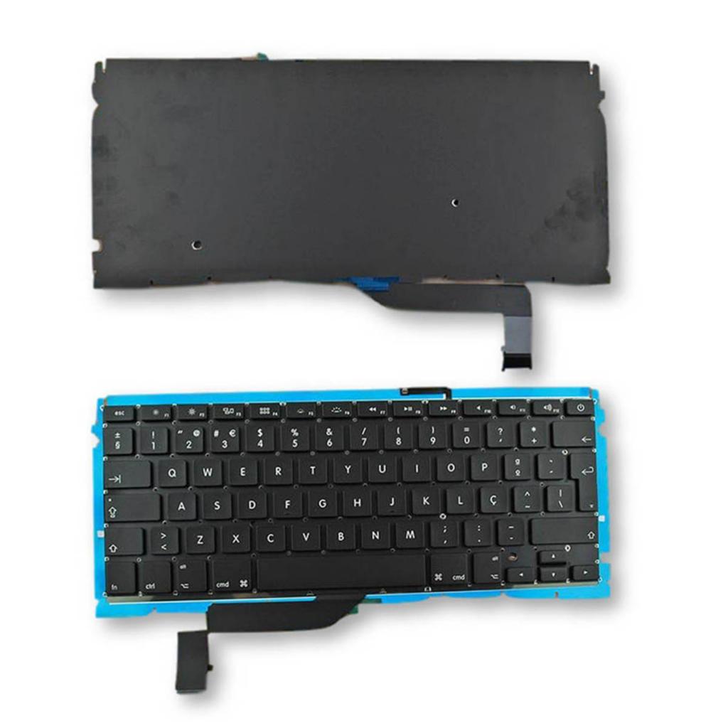 Portuguese Layout Keyboard Parts Assembly for MacBook Pro 15" A1398 PC Black