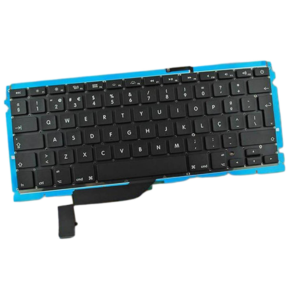 Portuguese Layout Keyboard Parts Assembly for MacBook Pro 15" A1398 PC Black