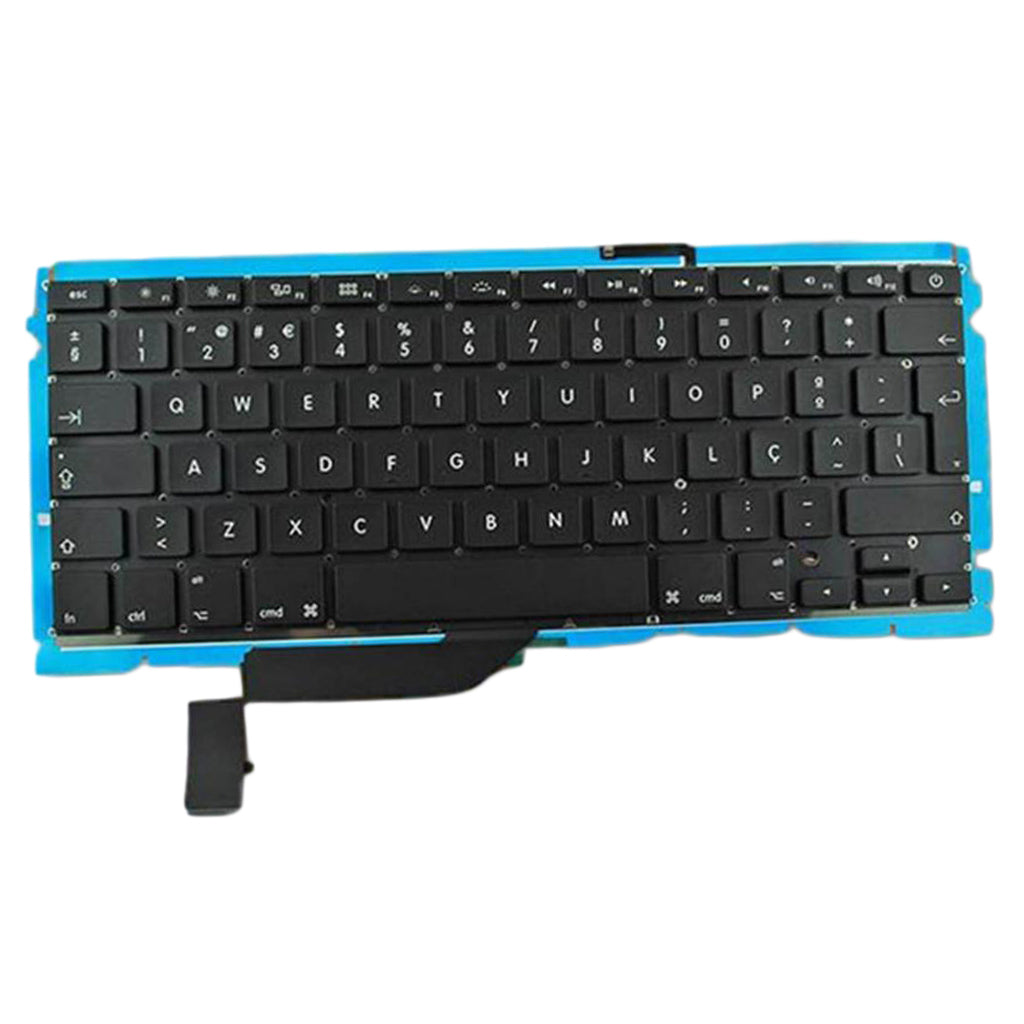 Portuguese Layout Keyboard Parts Assembly for MacBook Pro 15" A1398 PC Black