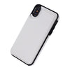 PU Leather Flip Stand Wallet Phone Protective Cover for iPhone X White