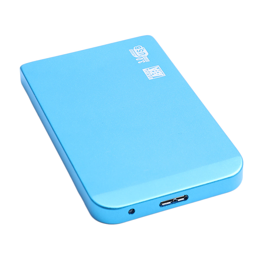 Blue Ultra Slim 2.5in USB3.0 Hard Drive HDD/SSD Capacity Disk for PC 1T