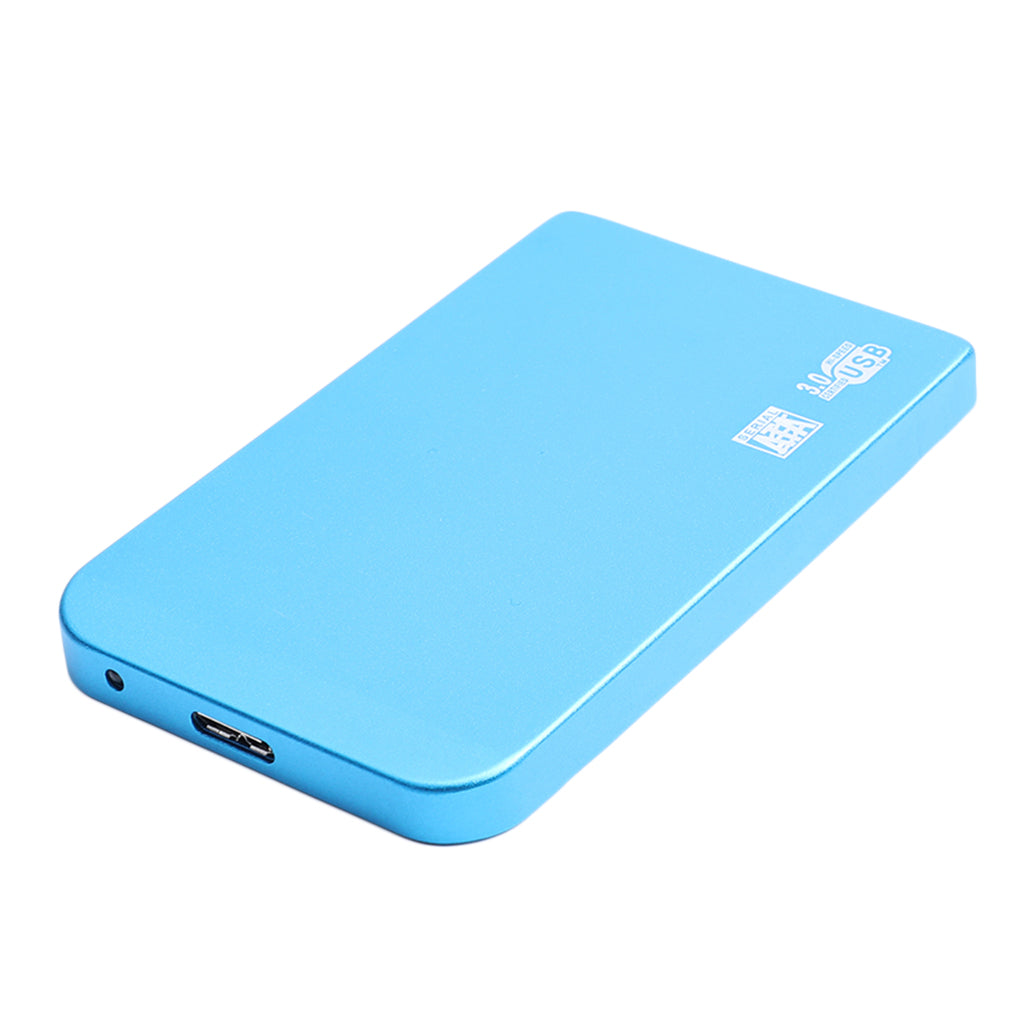 Blue Ultra Slim 2.5in USB3.0 Hard Drive HDD/SSD Capacity Disk for PC 1T