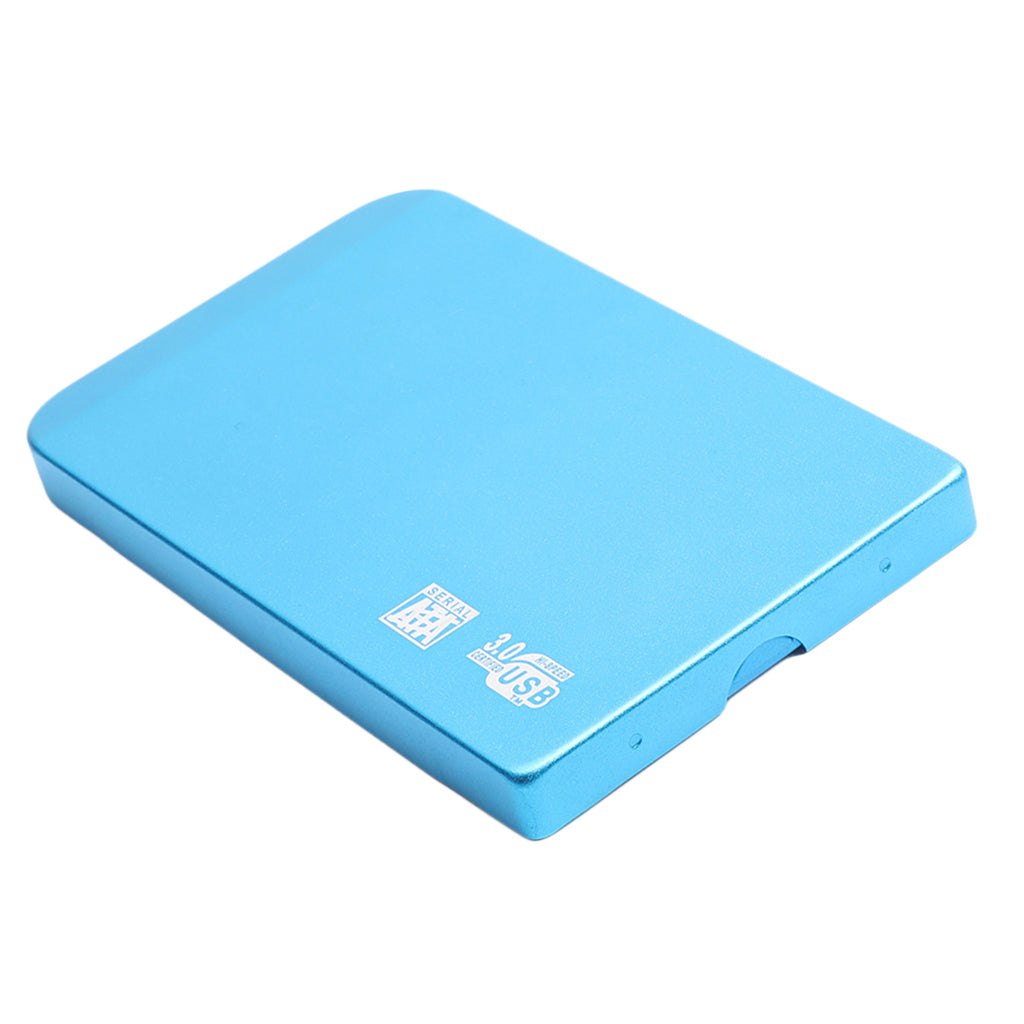 Blue Ultra Slim 2.5in USB3.0 Hard Drive HDD/SSD Capacity Disk for PC 1T