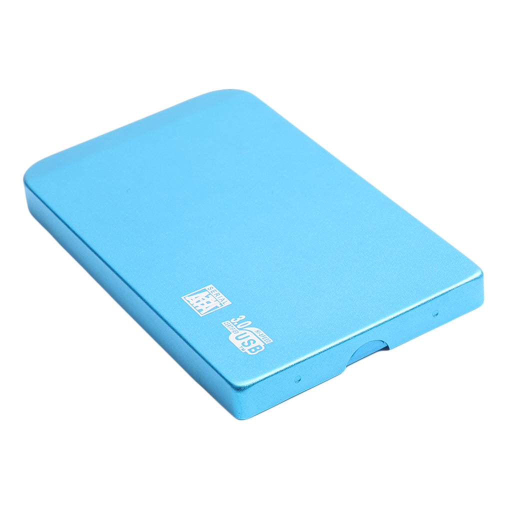 Blue Ultra Slim Shockproof 2.5in USB3.0 Hard Drive Storage Capacity Disk kit