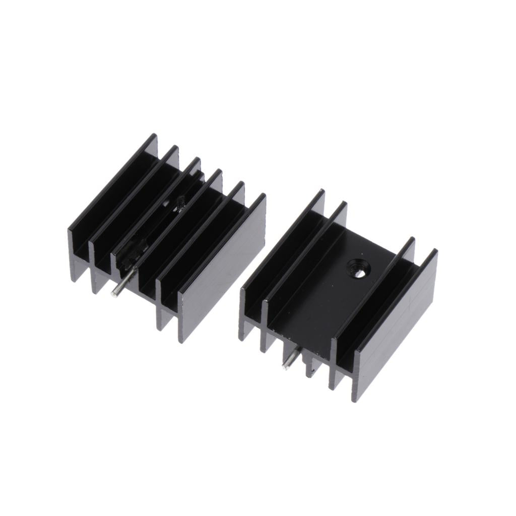 20x 24x16-25mm MOSFET Aluminium Heat Sink 7805 Transistor Heatsink Radiator