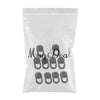 10 Pieces Earphone Silicone Earbud for Headset Horn Diameter of 7-12mm black