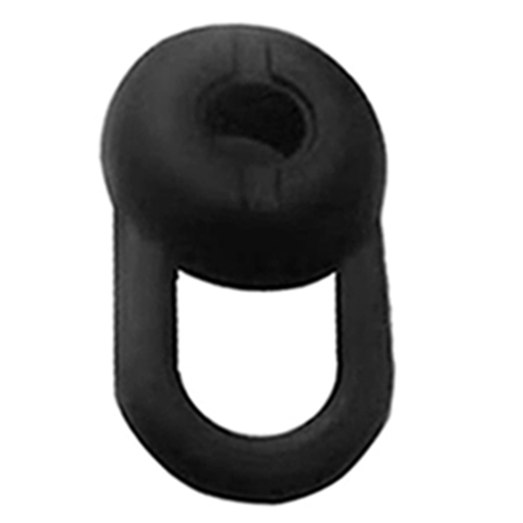 10 Pieces Earphone Silicone Earbud for Headset Horn Diameter of 7-12mm black