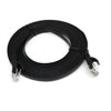 RJ45 CAT6 Ethernet Network LAN Cable Flat UTP Patch Router Black 25 Meters