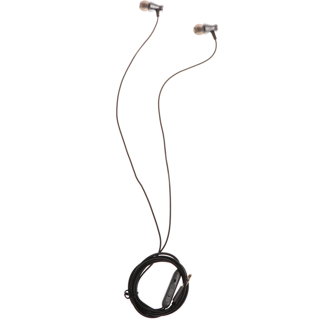 Earphone Magnet Stereo Headset Headphone Universal for iPhone Samsung Black