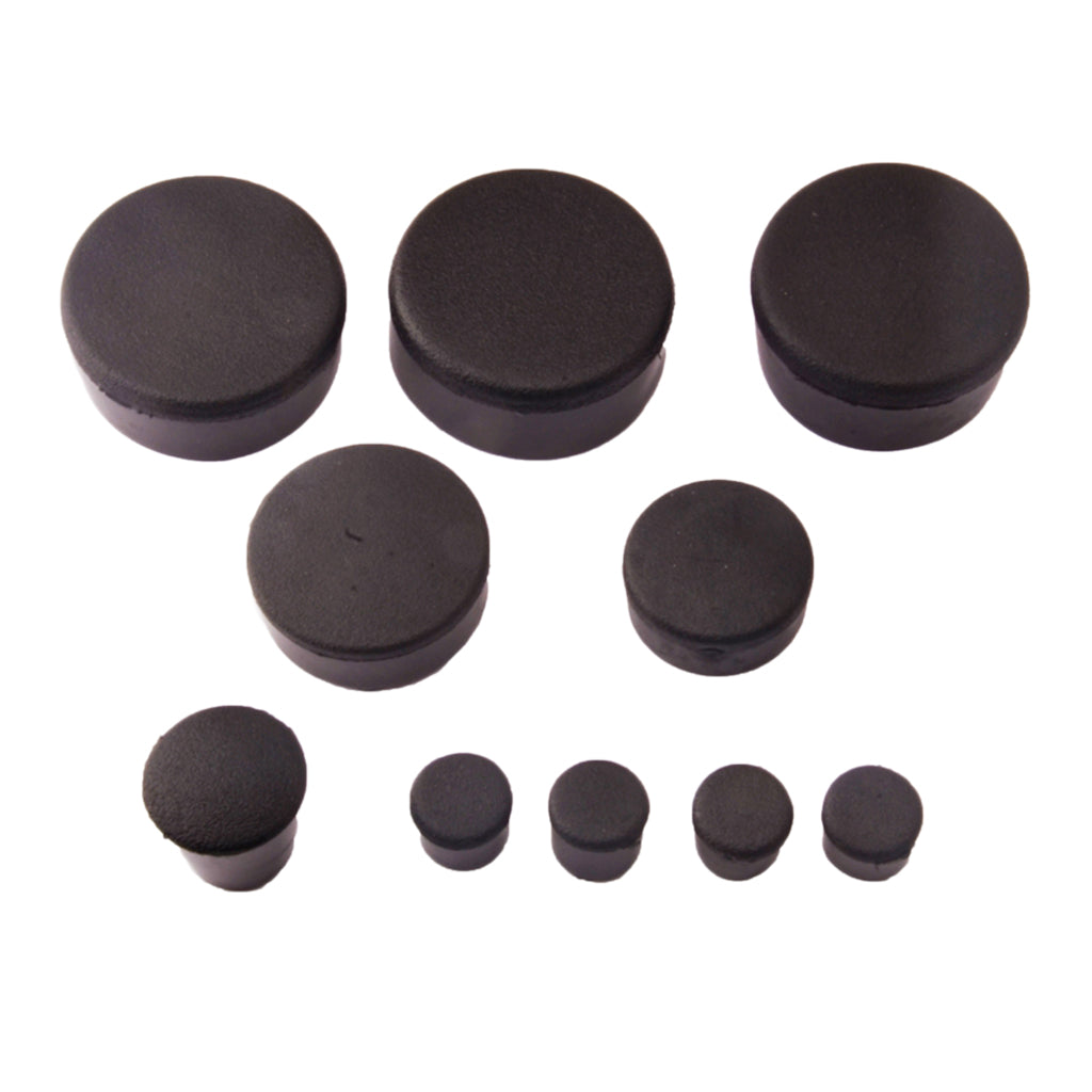 Motorcycle Black Rack Screw Cap Rubber Frame Plugs for Suzuki GSXR 600/750