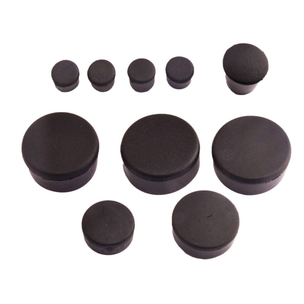 Motorcycle Black Rack Screw Cap Rubber Frame Plugs for Suzuki GSXR 600/750