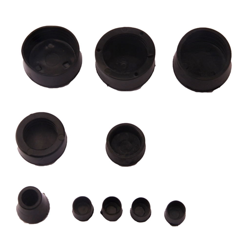 Motorcycle Black Rack Screw Cap Rubber Frame Plugs for Suzuki GSXR 600/750