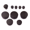 Motorcycle Black Rack Screw Cap Rubber Frame Plugs for Suzuki GSXR 600/750