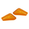 Pair Front Left & Right Turn Signal Indicator Light Lens for Kawasaki ZZR250