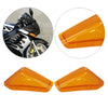 Pair Front Left & Right Turn Signal Indicator Light Lens for Kawasaki ZZR250