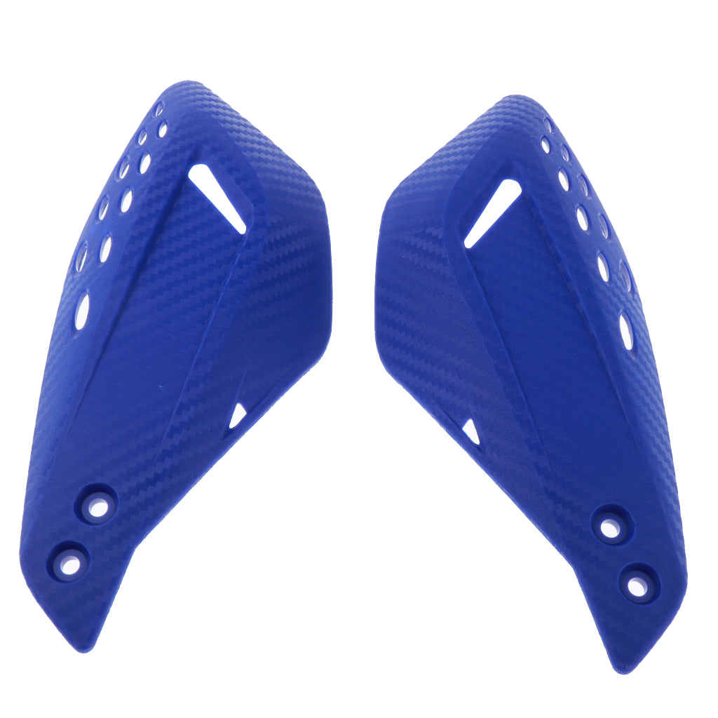 1 Pair Motor Handlebar Hand Brush Guards Protector Hand Guards Blue