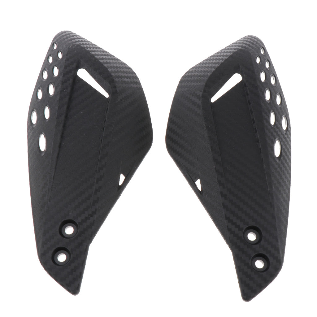 1 Pair Motor Handlebar Hand Brush Guards Protector Hand Guards Black