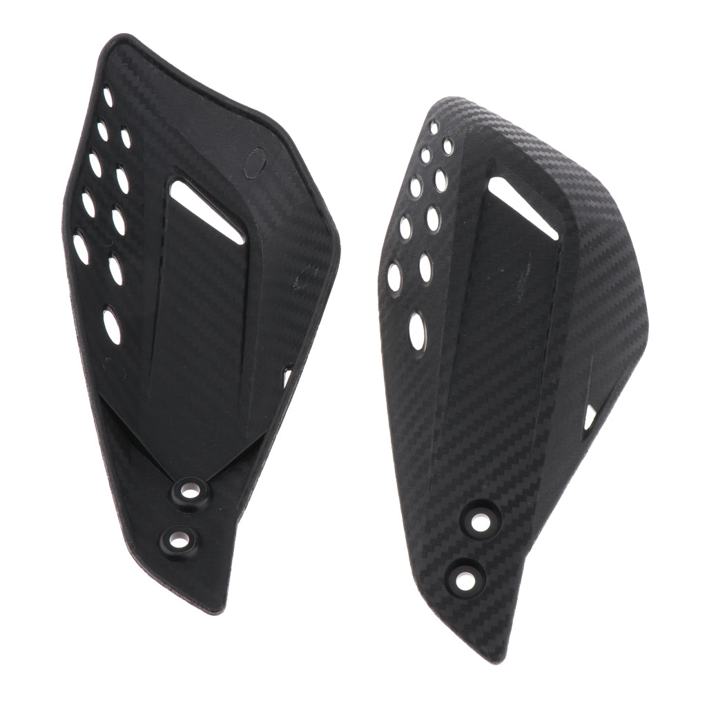 1 Pair Motor Handlebar Hand Brush Guards Protector Hand Guards Black