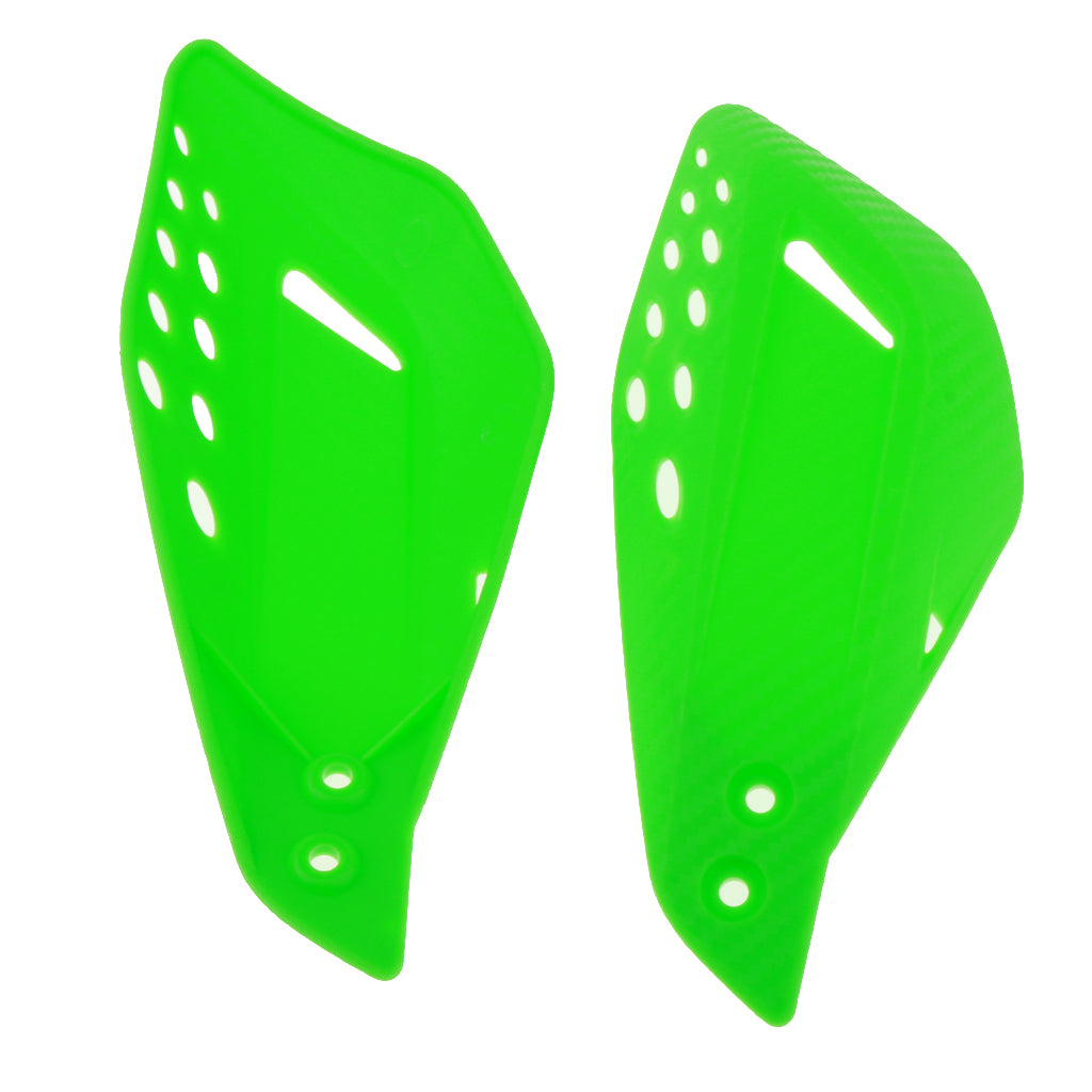 1 Pair Motor Handlebar Hand Brush Guards Protector Hand Guards Green