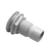 White Plastic Thru Hull Fittings Connector for Boat Marine Sailing Yachts