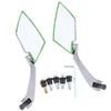 Universal Motorcycle ATV Rear View Mirror Scooter for Yamaha LY149QMG Green