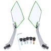 Universal Motorcycle ATV Rear View Mirror Scooter for Yamaha LY149QMG Green