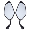 Universal Motorcycle Dirt bike ATV Scooter 10mm Rear View Side Mirror Black