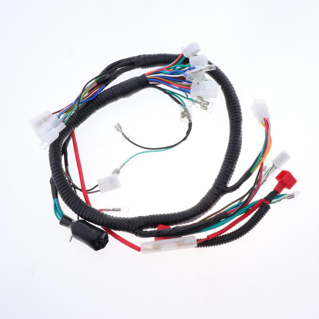 Complete Electrics All Wiring Harness Assembly for Motorbike Scooter