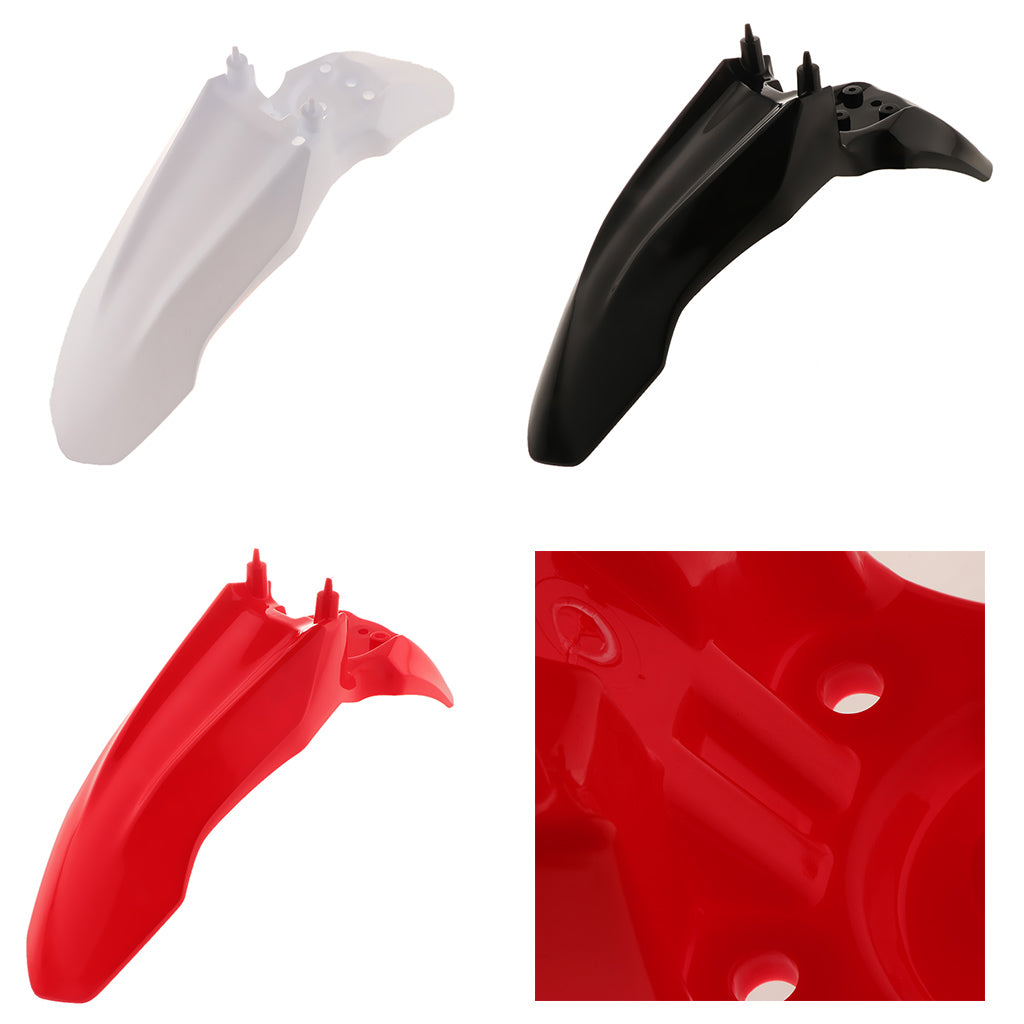 Motorcycle Front Mudguard / Fender Universal Fit for Honda CRF 110 Black