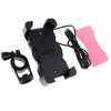 Outdoor Universal Cell Phone Holder for Motorcycle Bicycle Bike Holder Pink