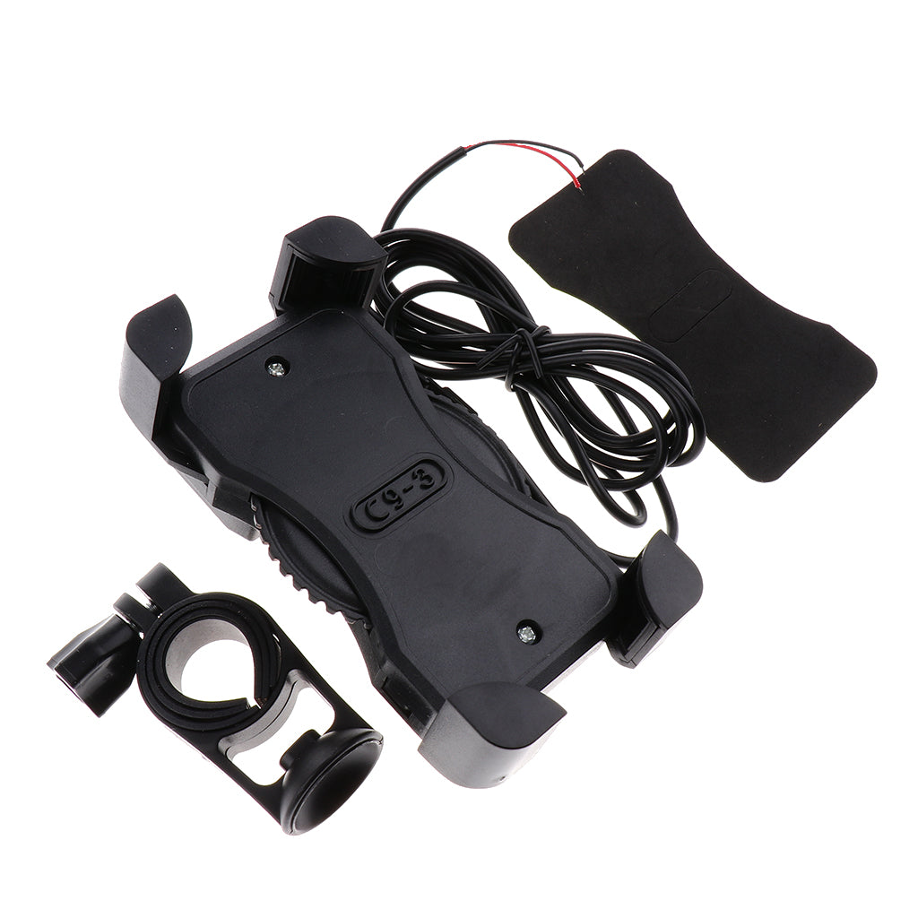 Outdoor Universal Cell Phone Holder for Motorcycle Bicycle Bike Holder Black