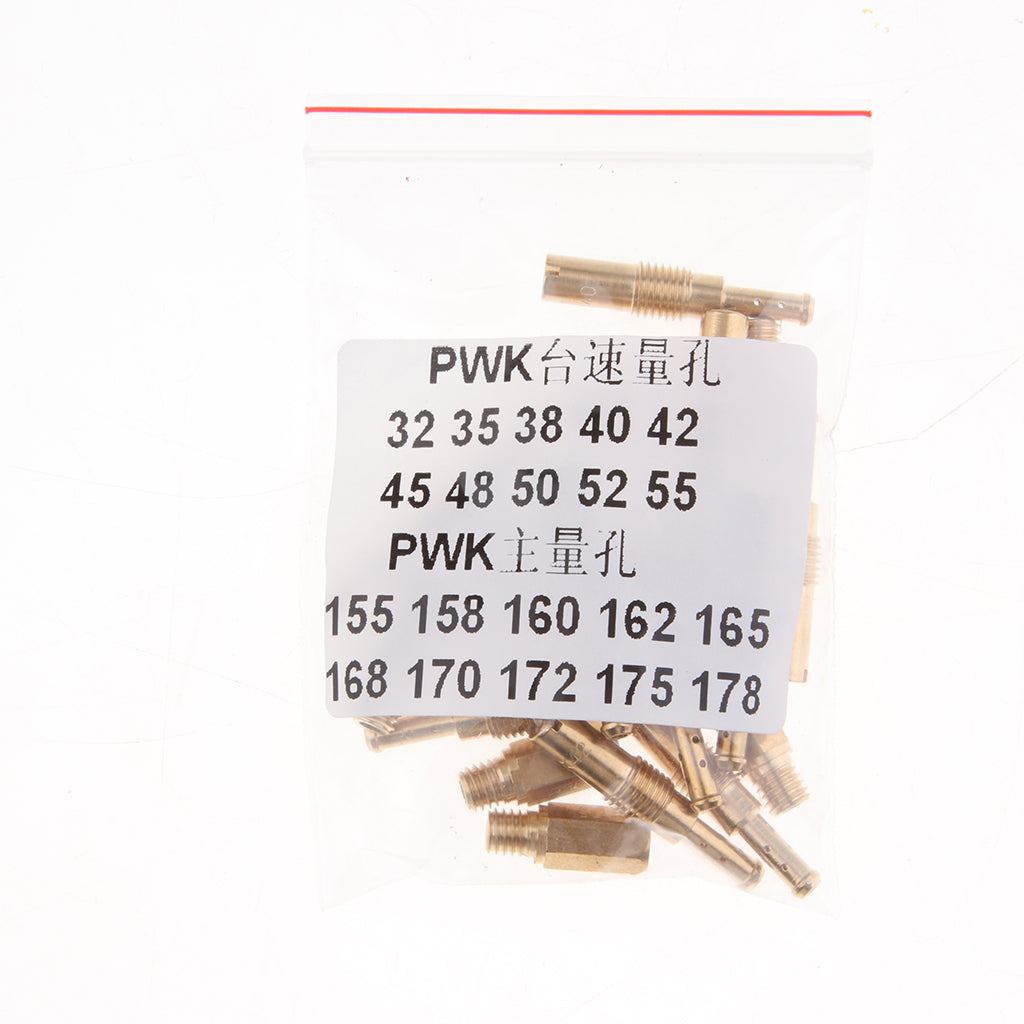 20x Carburetor Main/Slow Pilot jet Needle Set for PWK PE Keihin OKO CVK Carb