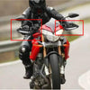 Motorcycle Handlebar Hand Guards with LED Signal Light for Motorcycle White