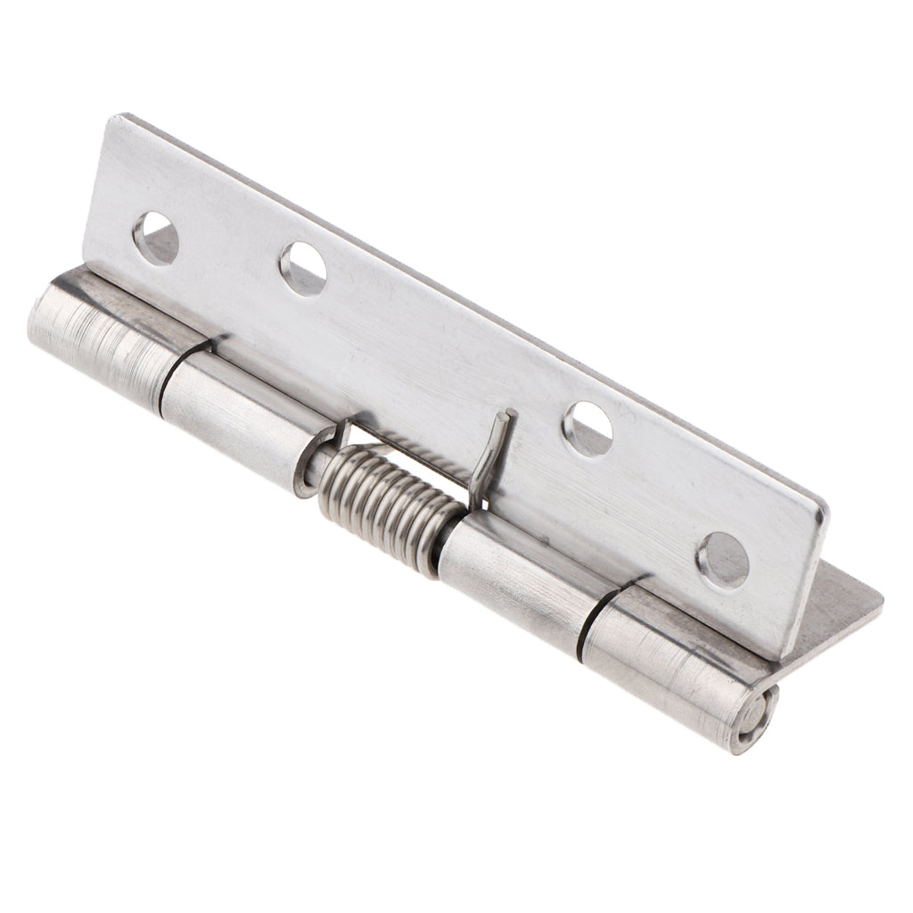 Stainless Steel Spring Marine Boat Cast Square Door Deck Hinge Silver