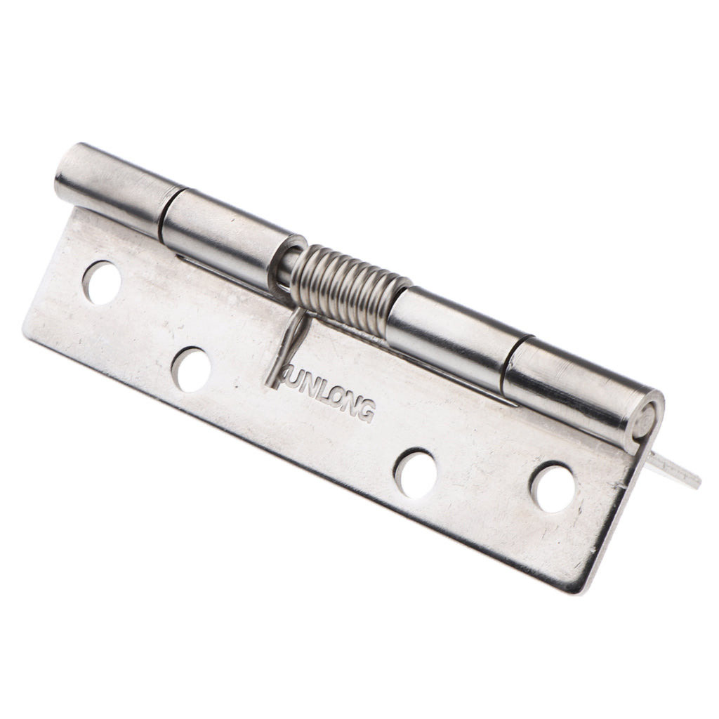 Stainless Steel Spring Marine Boat Cast Square Door Deck Hinge Silver