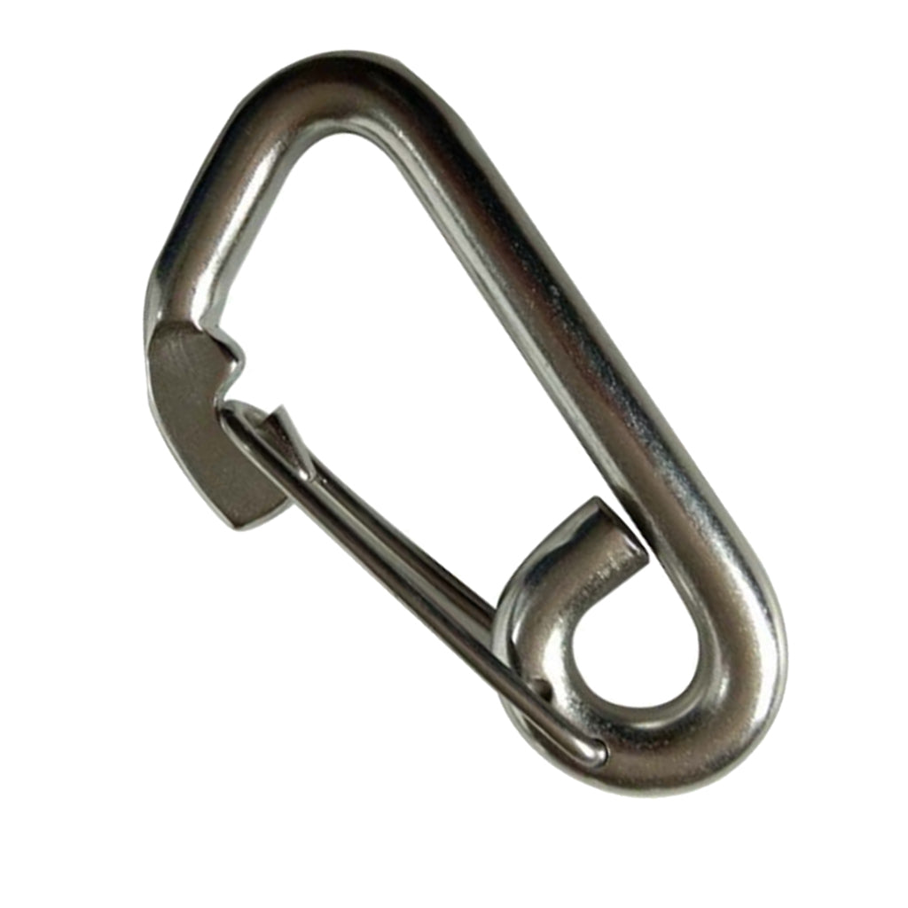 Marine Stainless Steel Spring Snap Hook 4 Sizes from 6mm to 12mm 12 x 120mm