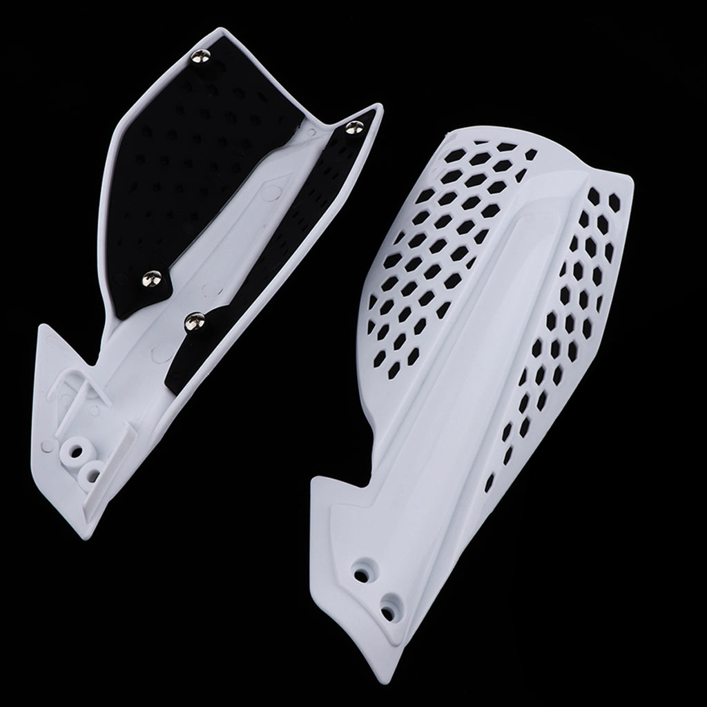 22mm 7/8" Dirt Bike Motorcycle Motocross Brush Bar Hand Guards White