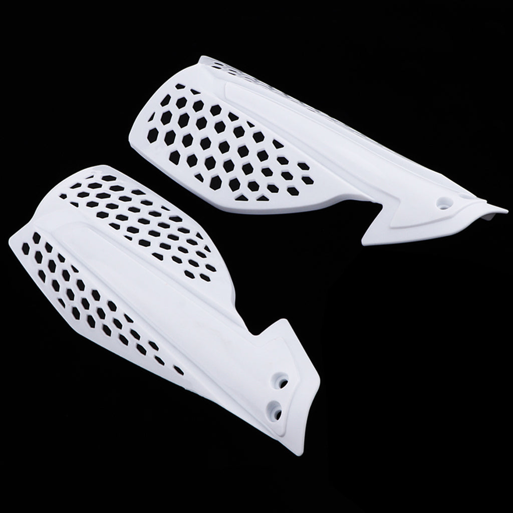 22mm 7/8" Dirt Bike Motorcycle Motocross Brush Bar Hand Guards White