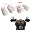 Hand Guards Wind Deflector for Harley Dyna Baggers Sportster Silver S