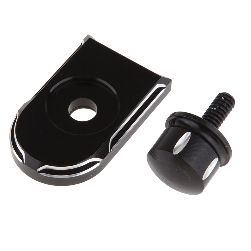 Alloy Replacement Motorcycle Seat Bolt Tab Screw Mount Knob Cover Kit