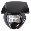 Universal Motorcycle LED Headlight Headlamp for Enduro Dirt Bike Black