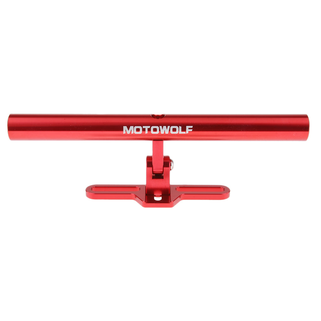 Motorcycle Accessories Multi-function Extended Crossbar Bracket Red