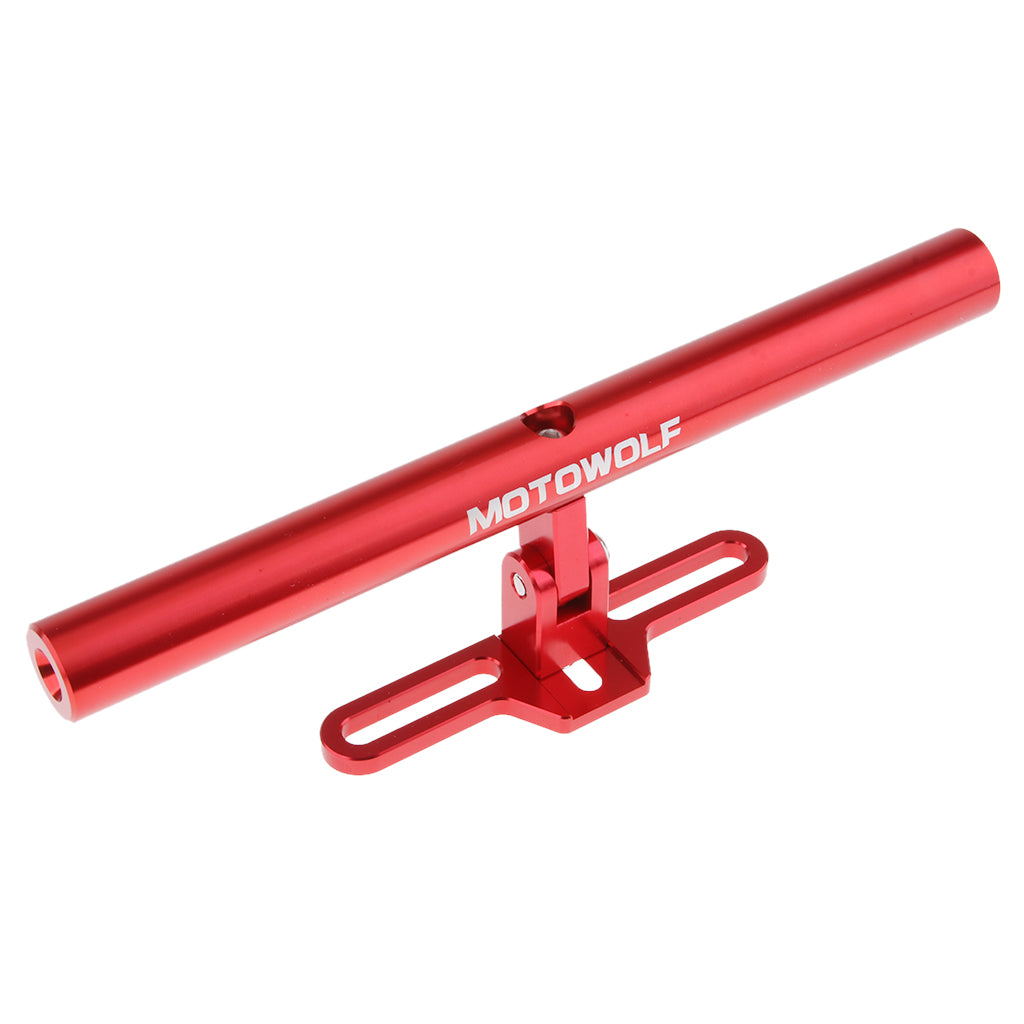 Motorcycle Accessories Multi-function Extended Crossbar Bracket Red