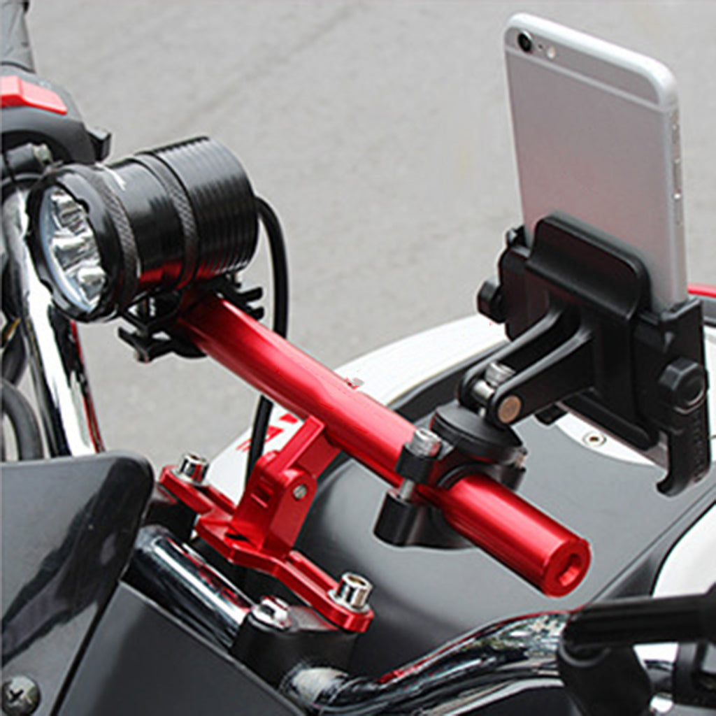 Motorcycle Accessories Multi-function Extended Crossbar Bracket Red