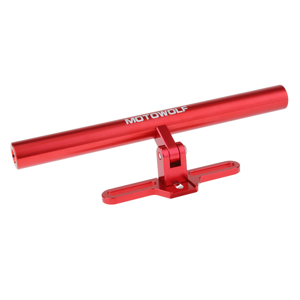 Motorcycle Accessories Multi-function Extended Crossbar Bracket Red