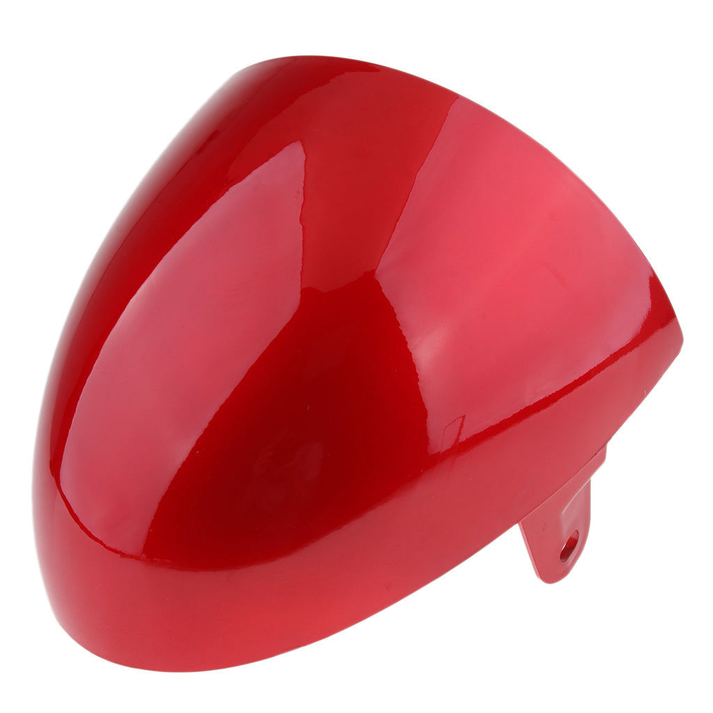 Universal Motorcycle ABS Rear Seat Cowl Cover for Cafe Racer Red