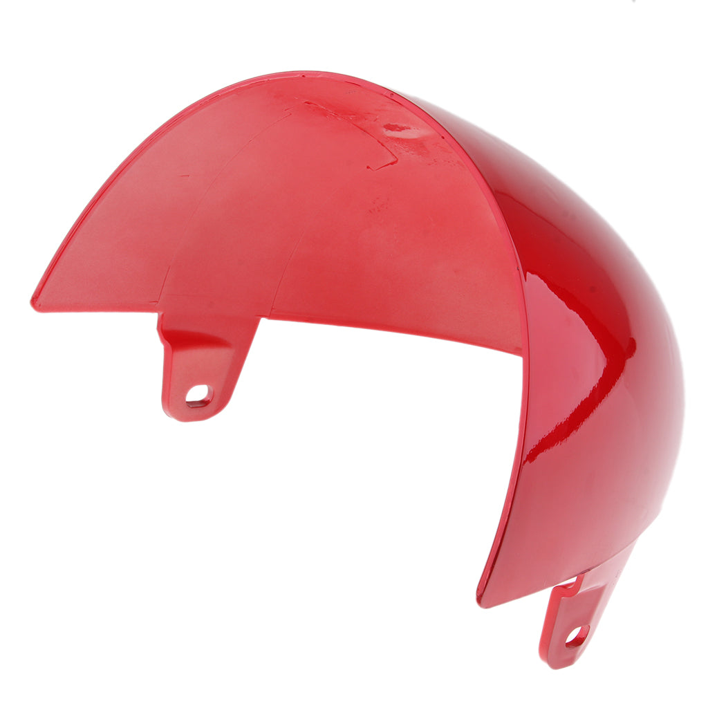 Universal Motorcycle ABS Rear Seat Cowl Cover for Cafe Racer Red